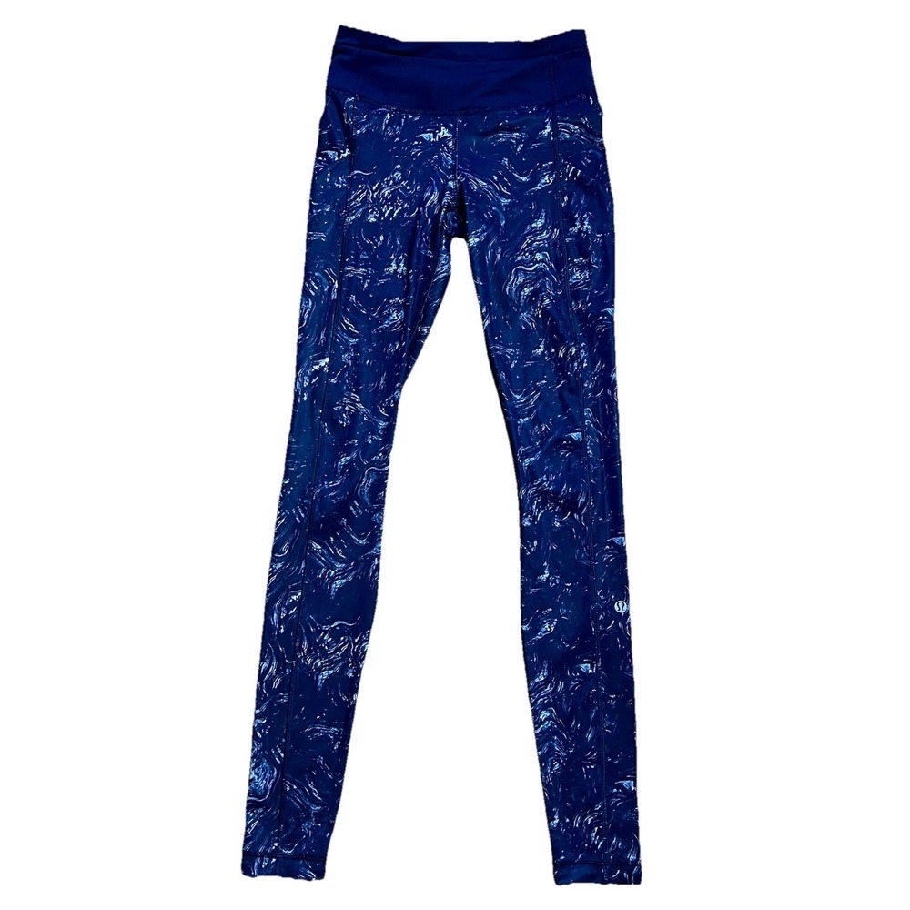 Lululemon Speed Up Arsenal Ambient Swirl Leggings Yoga Workout Pants Sz XS